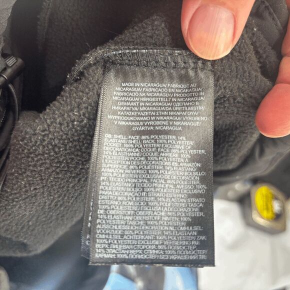 The North Face Apex Barrier Soft Shell Jacket Sun Faded Black Sila Intern Mens L - Picture 8 of 8